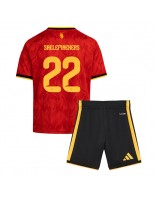 Belgie Alexis Saelemaekers #22 Domácí dres pro děti MS 2026 Krátký Rukáv (+ trenýrky)
